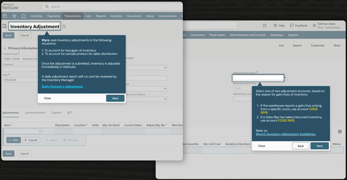 NetSuite Guided Learning
